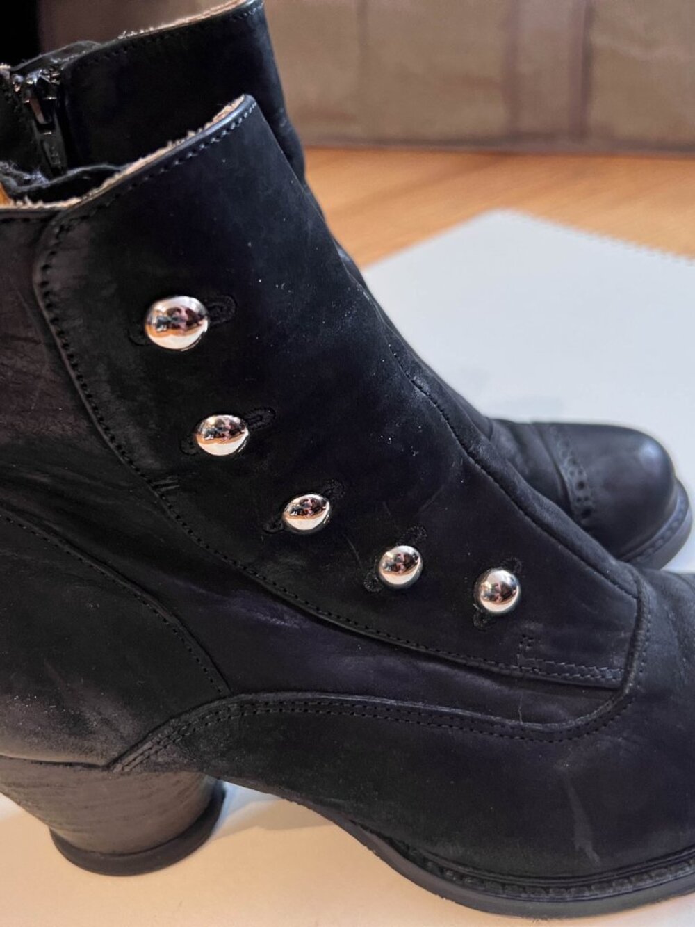 John Fluevog East End Venables Steampunk Boots 7.5 - Picture 4 of 16